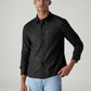 Men's Solid Slim Fit Shirt - Front View