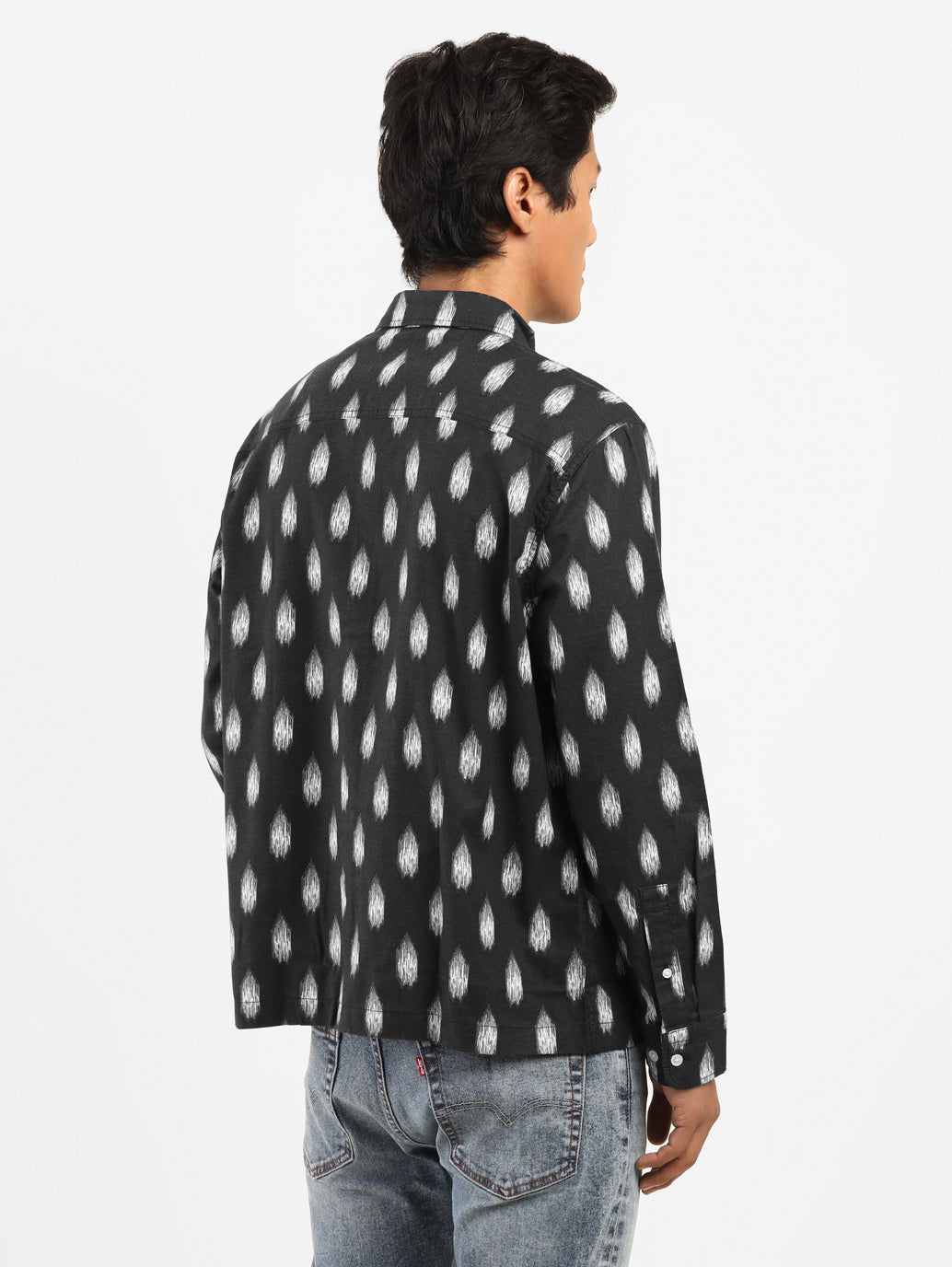 Men's Printed Regular Collar Shirt