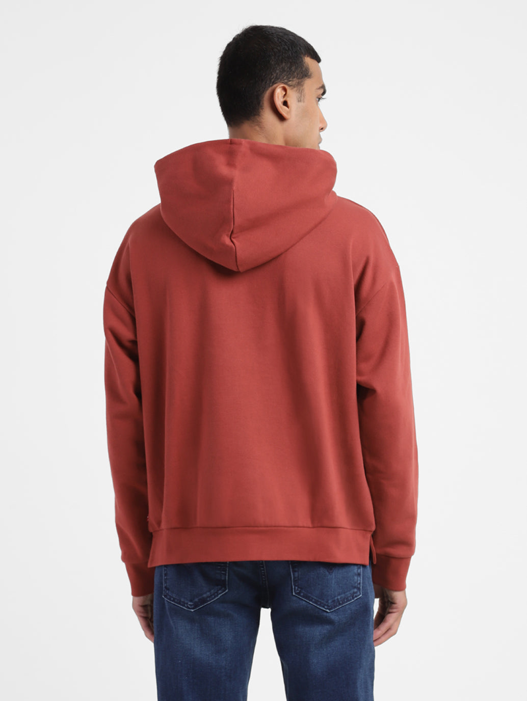 Men's Solid Hooded Sweatshirt