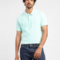 Men's Blue Polo Collar T-Shirt