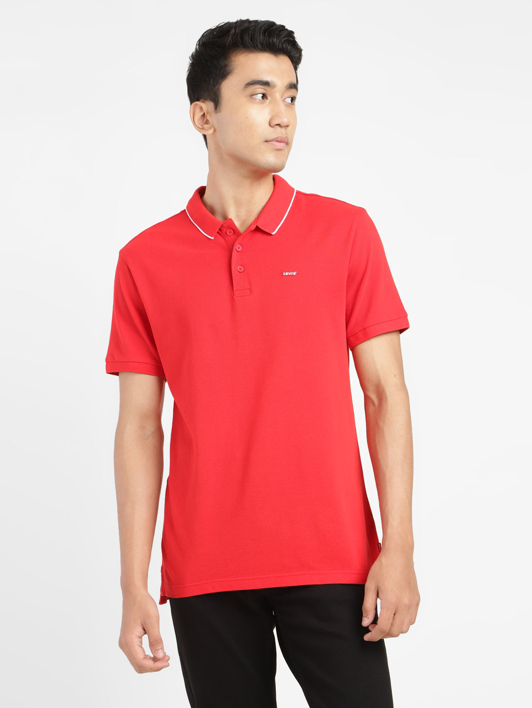 Men's Solid Polo T-shirt