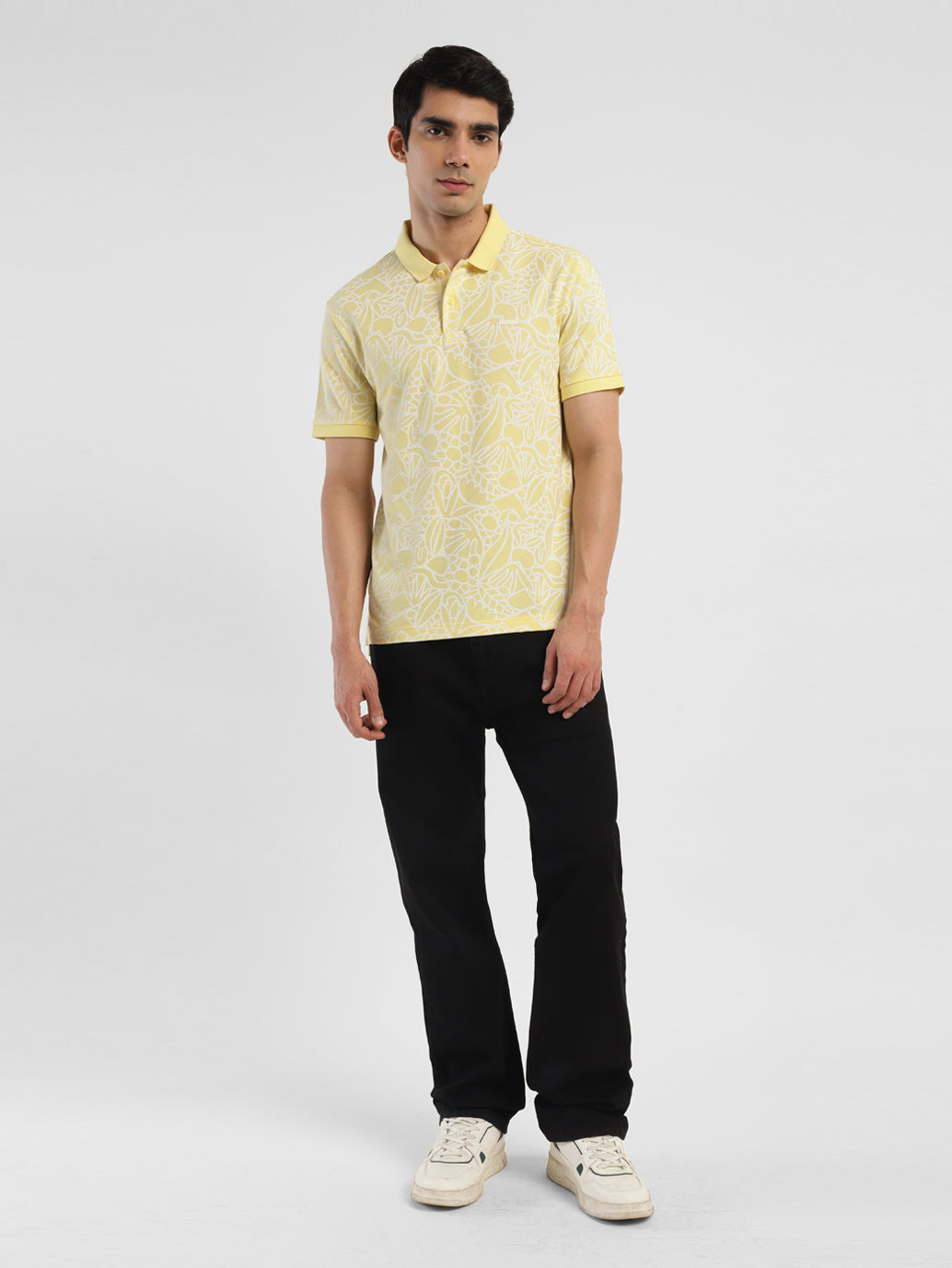 Men's Printed Polo T-shirt