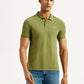 Men's Solid Polo T-shirt - Front View