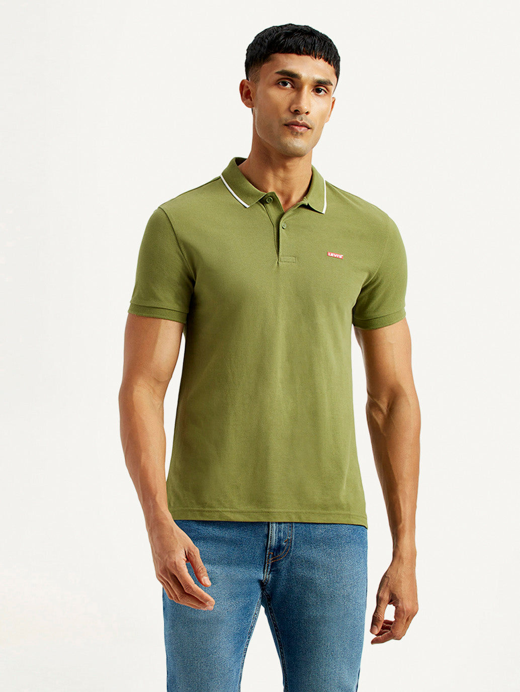 Men's Solid Polo T-shirt