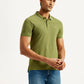 Men's Solid Polo T-shirt - Side View