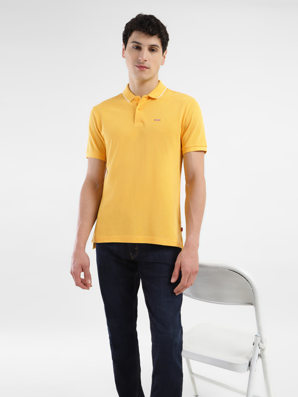 Men's Solid Polo T-shirt