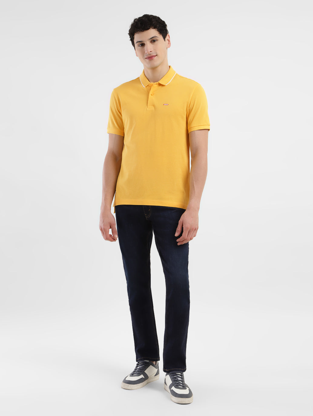 Men's Solid Polo T-shirt