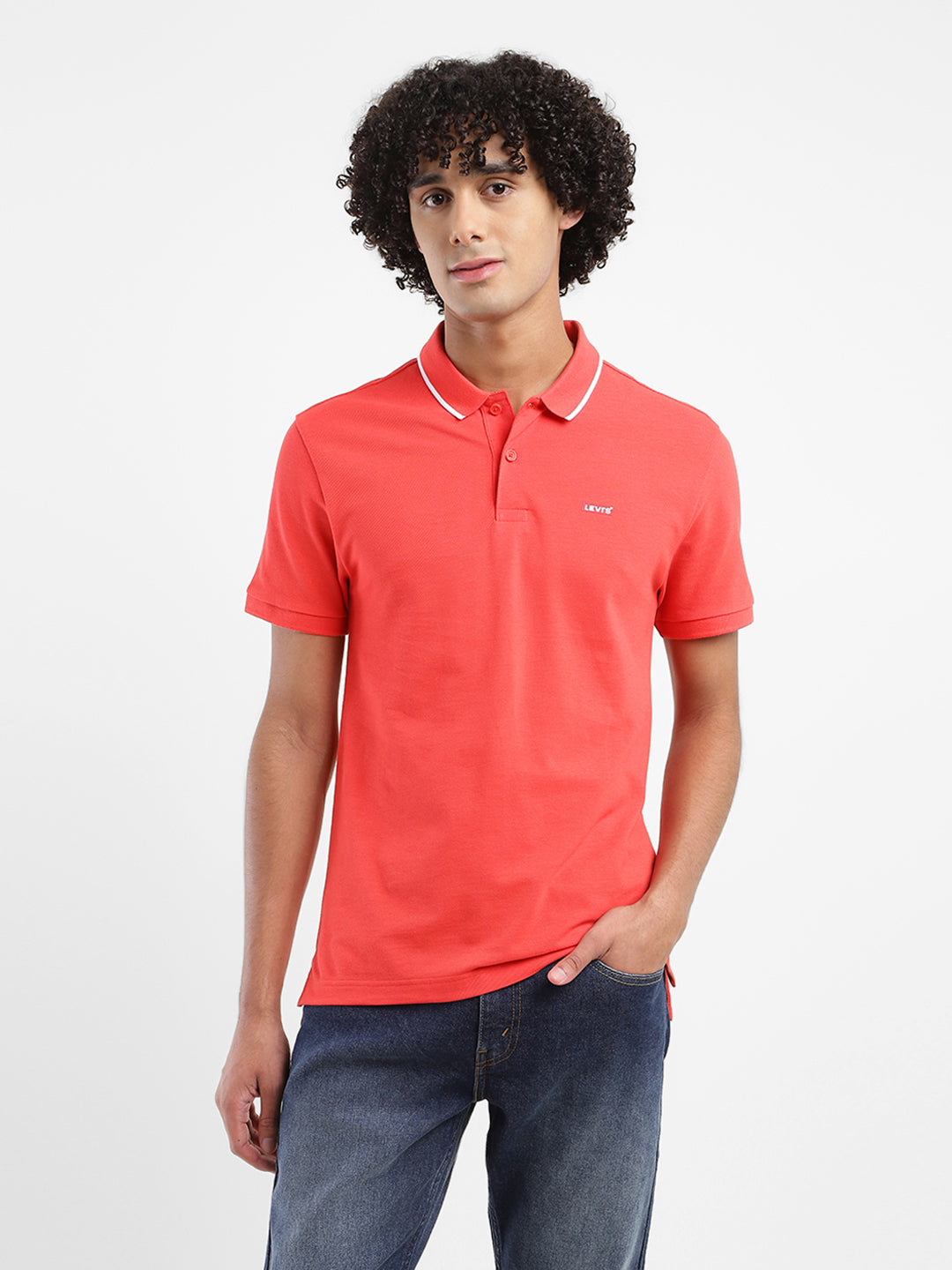 Men's Solid Polo T-Shirt