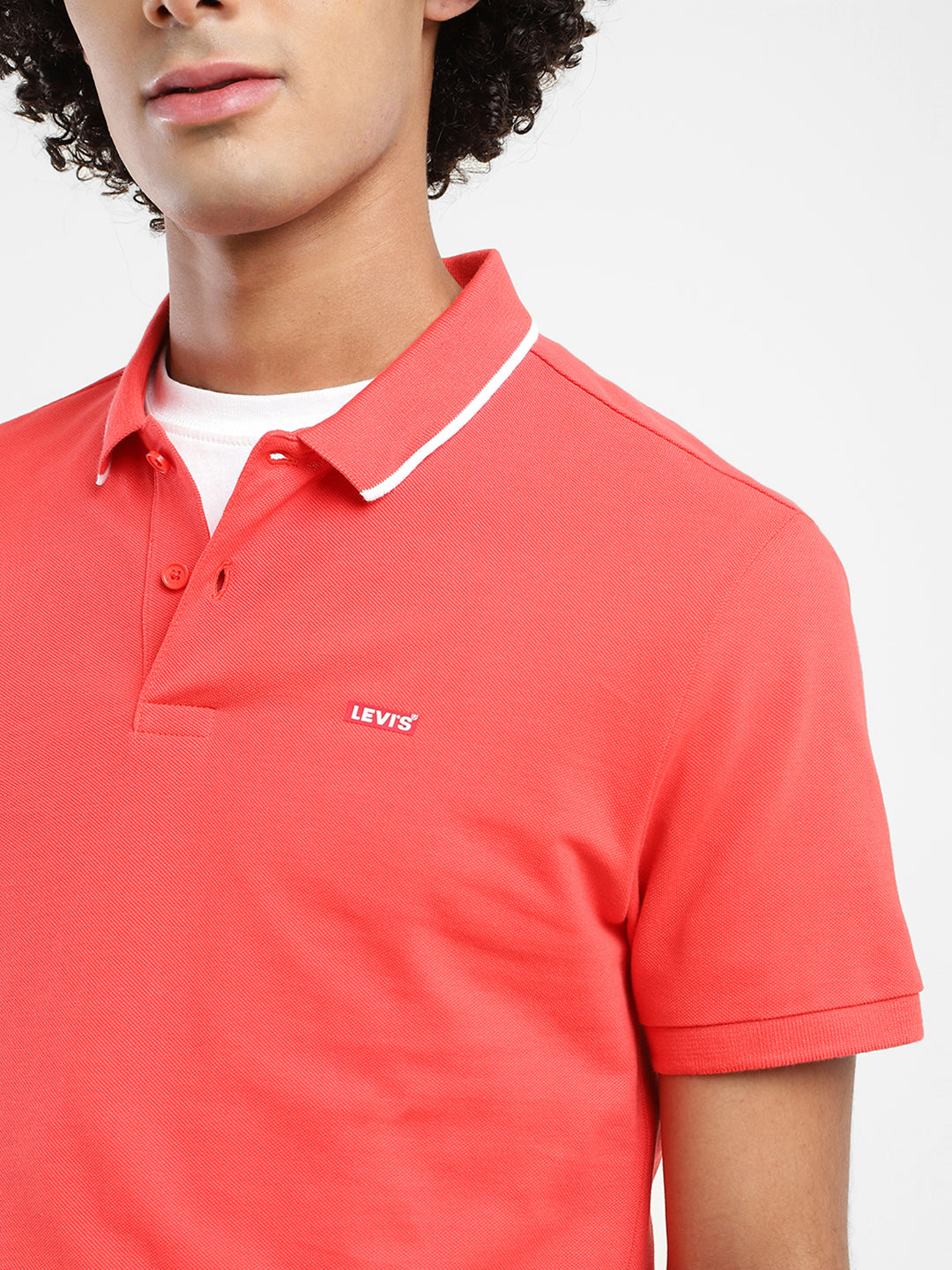 Men's Solid Polo T-Shirt