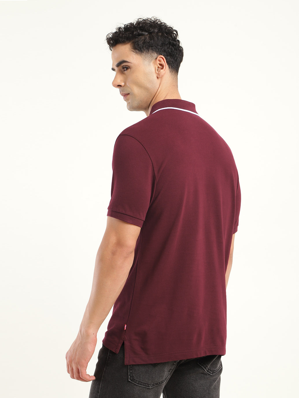 Men's Solid Polo T-Shirt