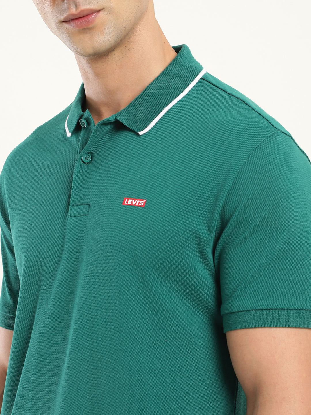 Men's Solid Polo T-Shirt