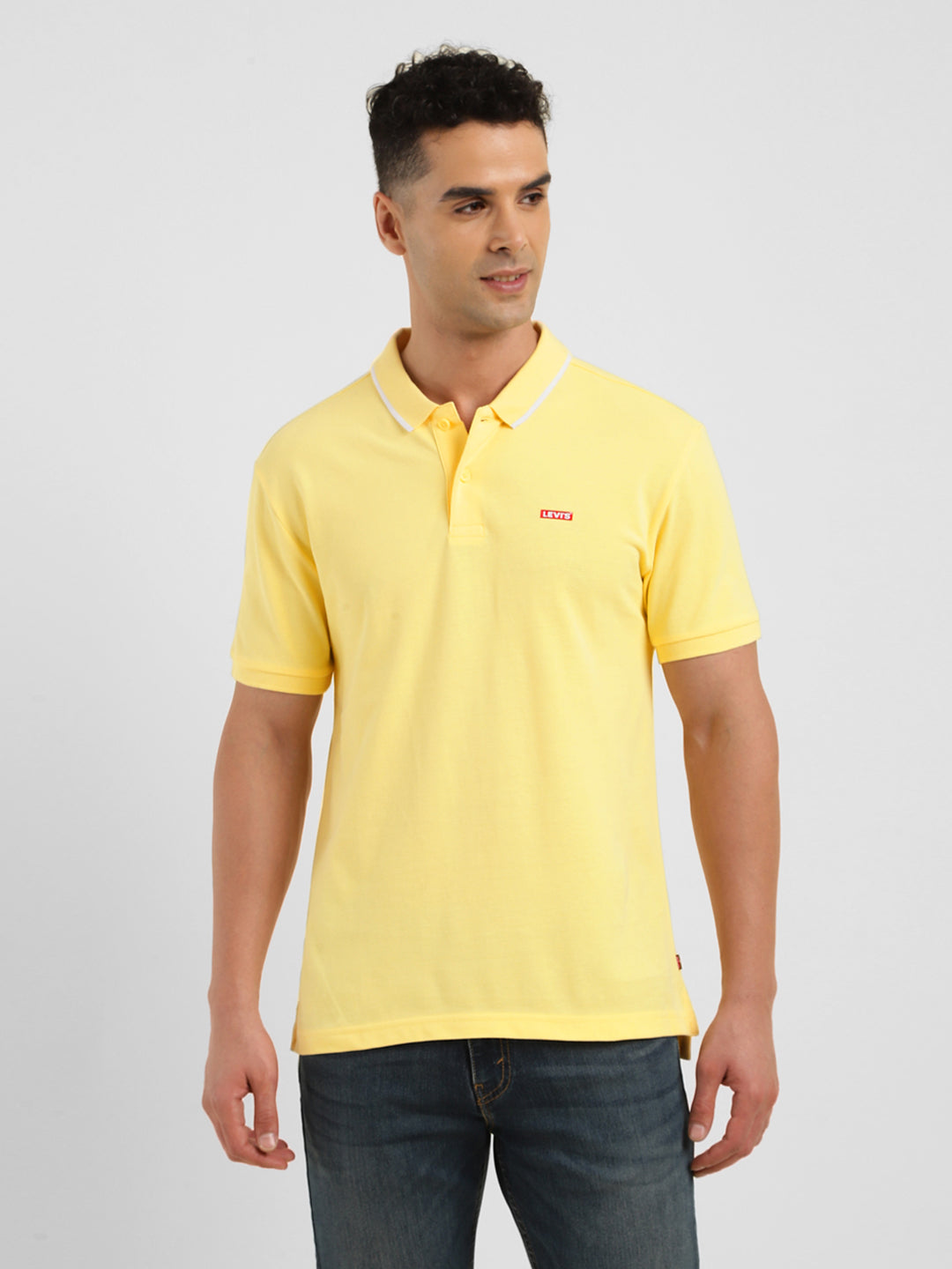 Men's Solid Polo T-Shirt