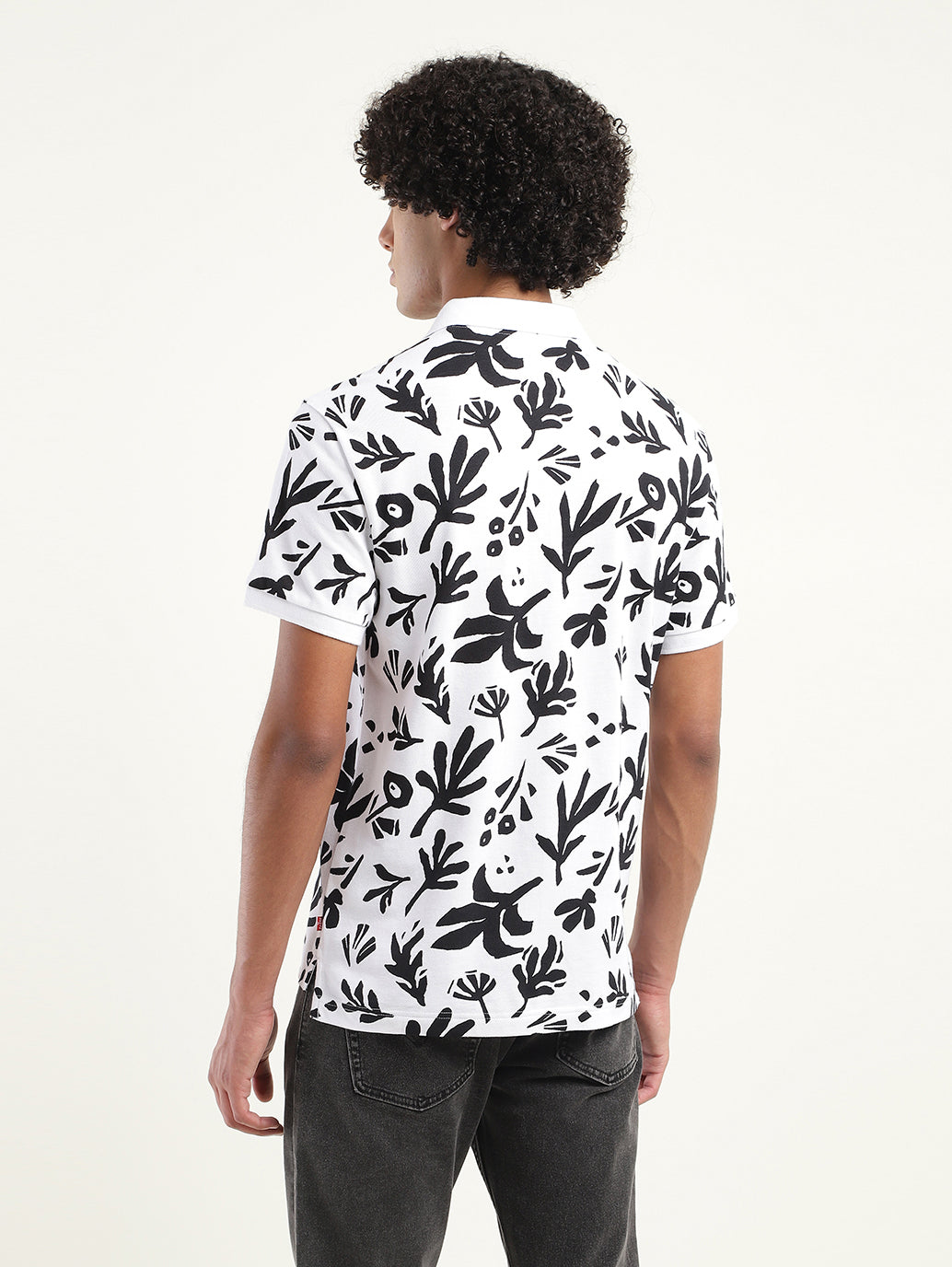 Men's Printed Polo T-Shirt