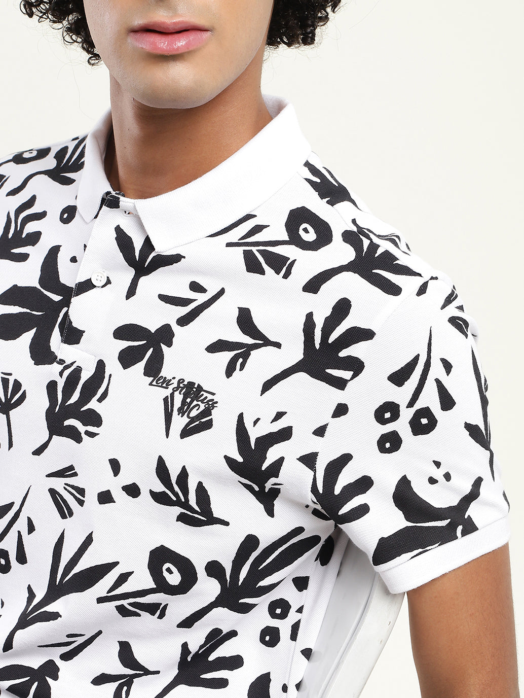 Men's Printed Polo T-Shirt