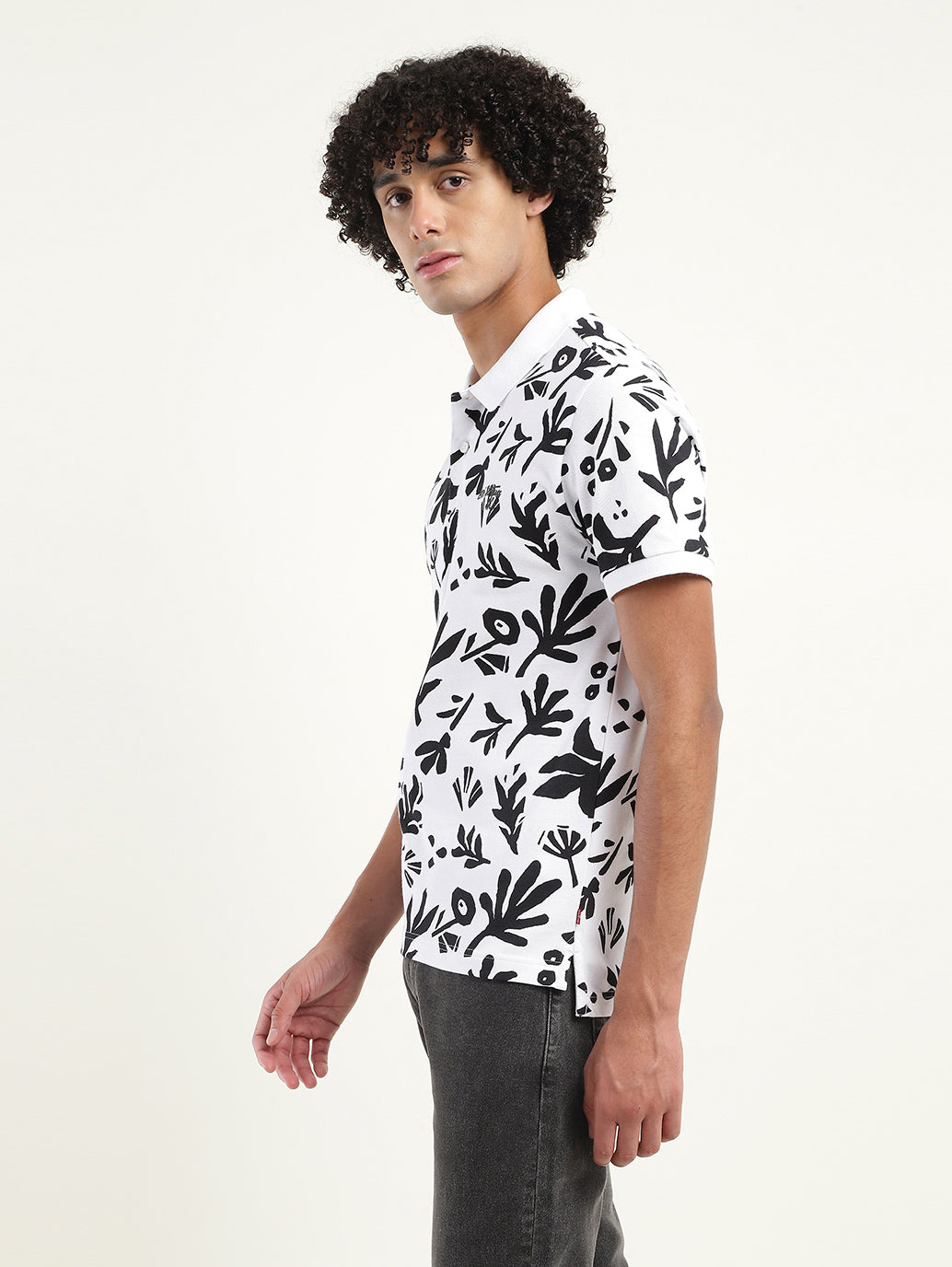 Men's Printed Polo T-Shirt