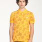 Men's Printed Polo T-Shirt - Front View