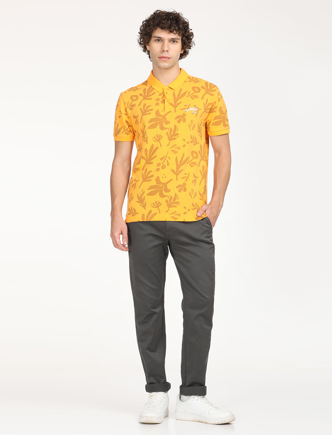 Men's Printed Polo T-Shirt - 6 View