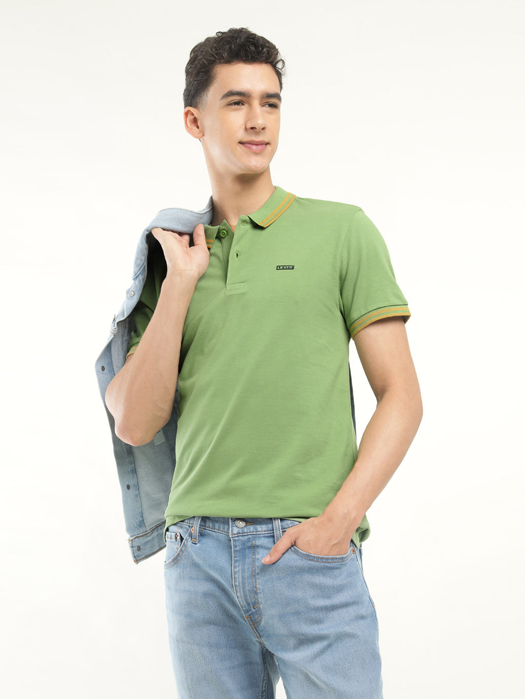 Men's Solid Polo T-Shirt