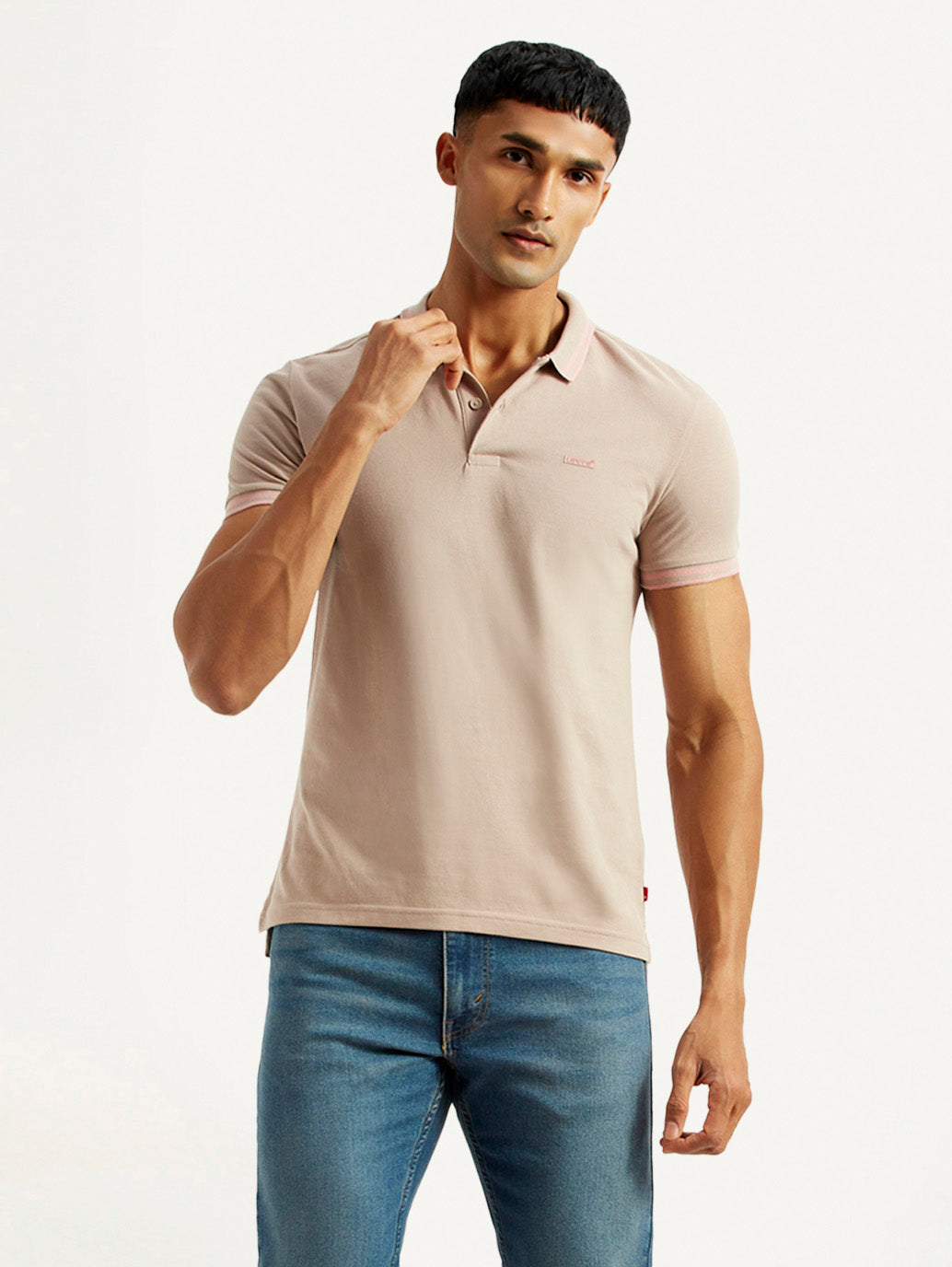 Men's Solid Polo T-Shirt