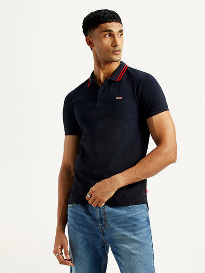 Men's Solid Polo T-Shirt