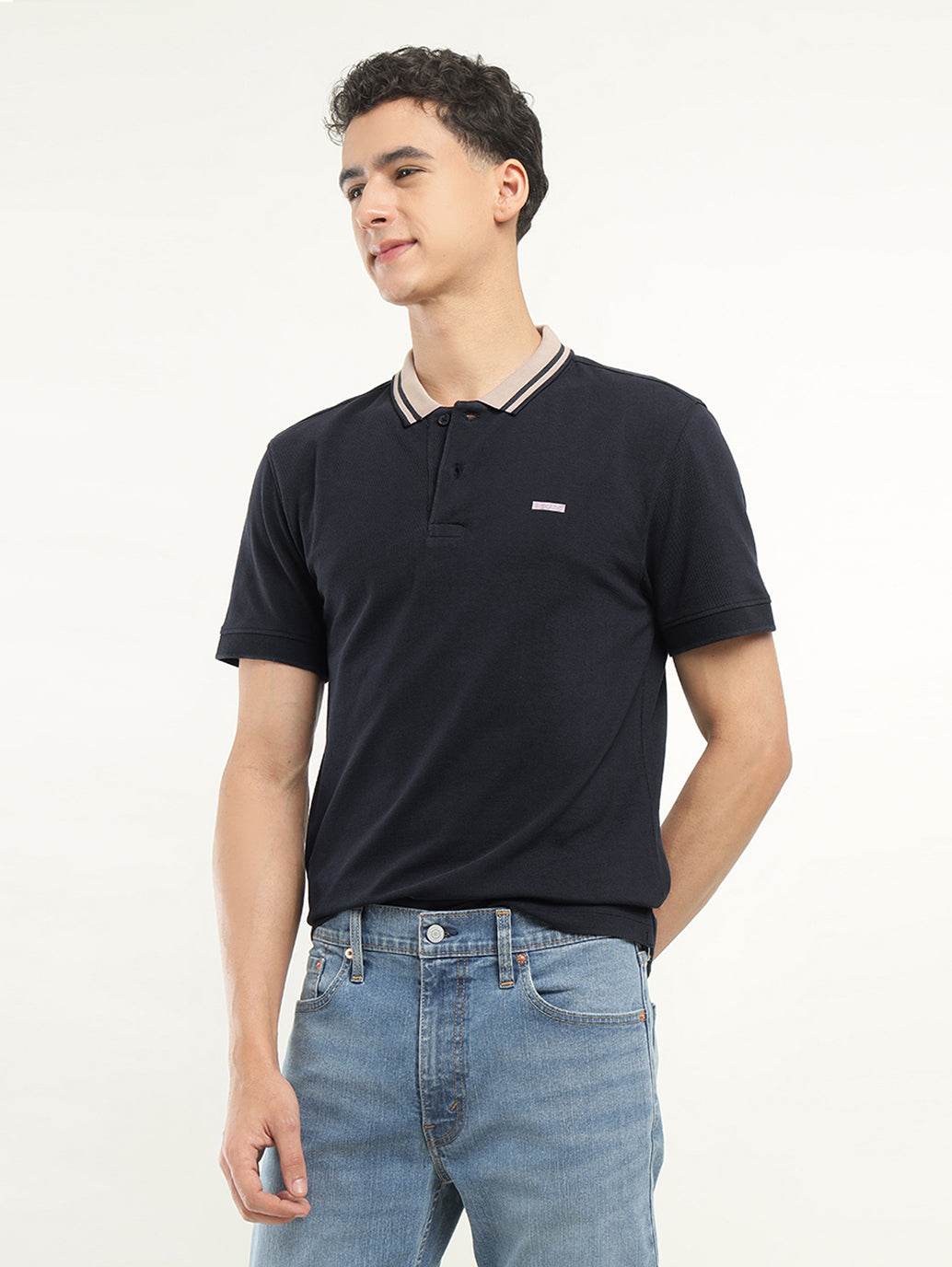 Men's Solid Polo T-Shirt
