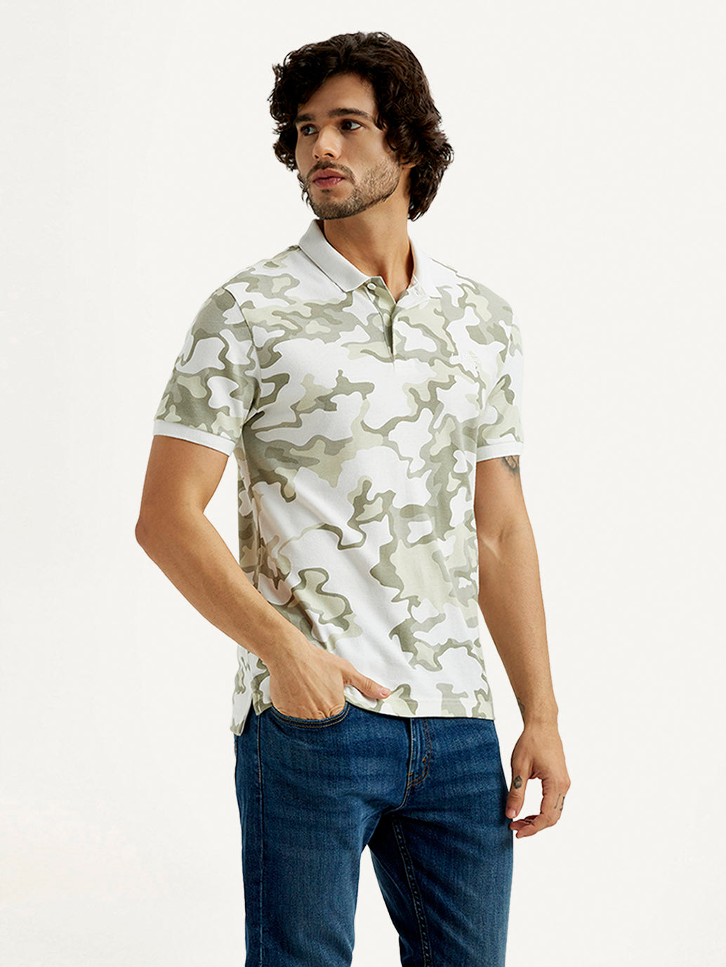 Men's Pure Cotton Slim Fit Polo T-shirt