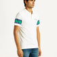 Men's Pure Cotton Slim Fit Polo T-shirt - Side View