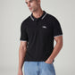 Men's Logo Printed Slim Fit Pique Polo T-Shirt - Styleshot View