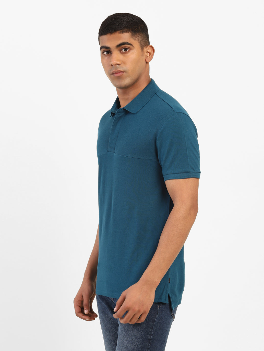 Men's Solid Polo T-shirt