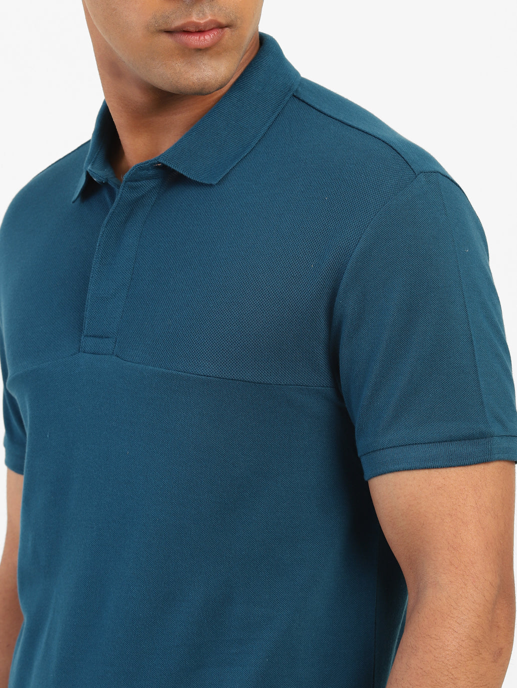 Men's Solid Polo T-shirt