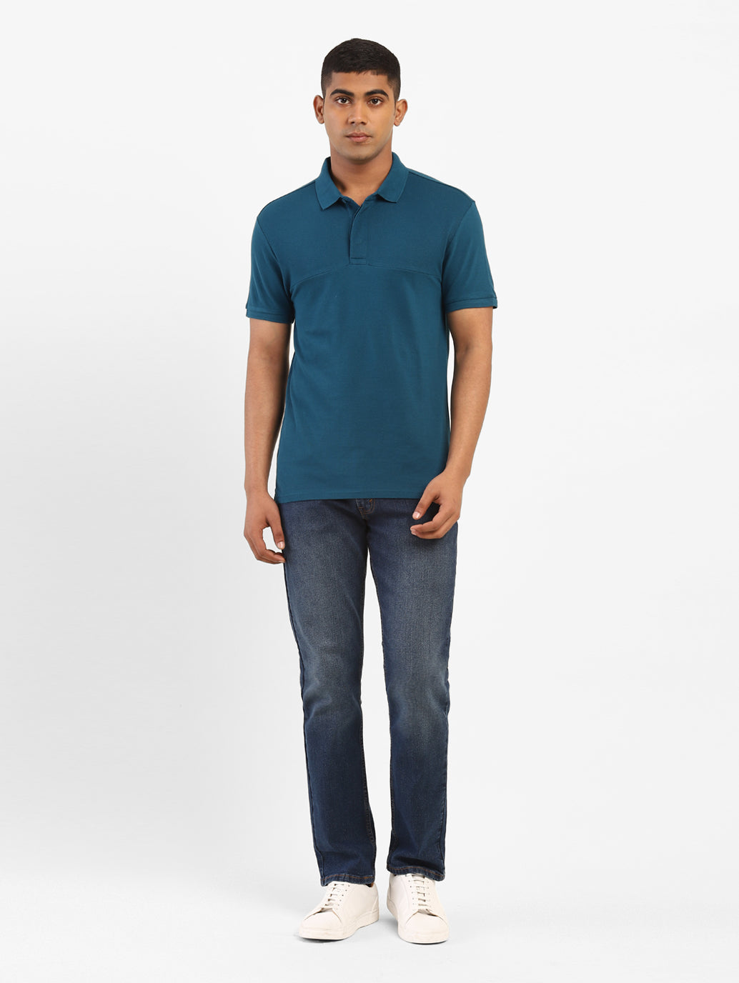 Men's Solid Polo T-shirt