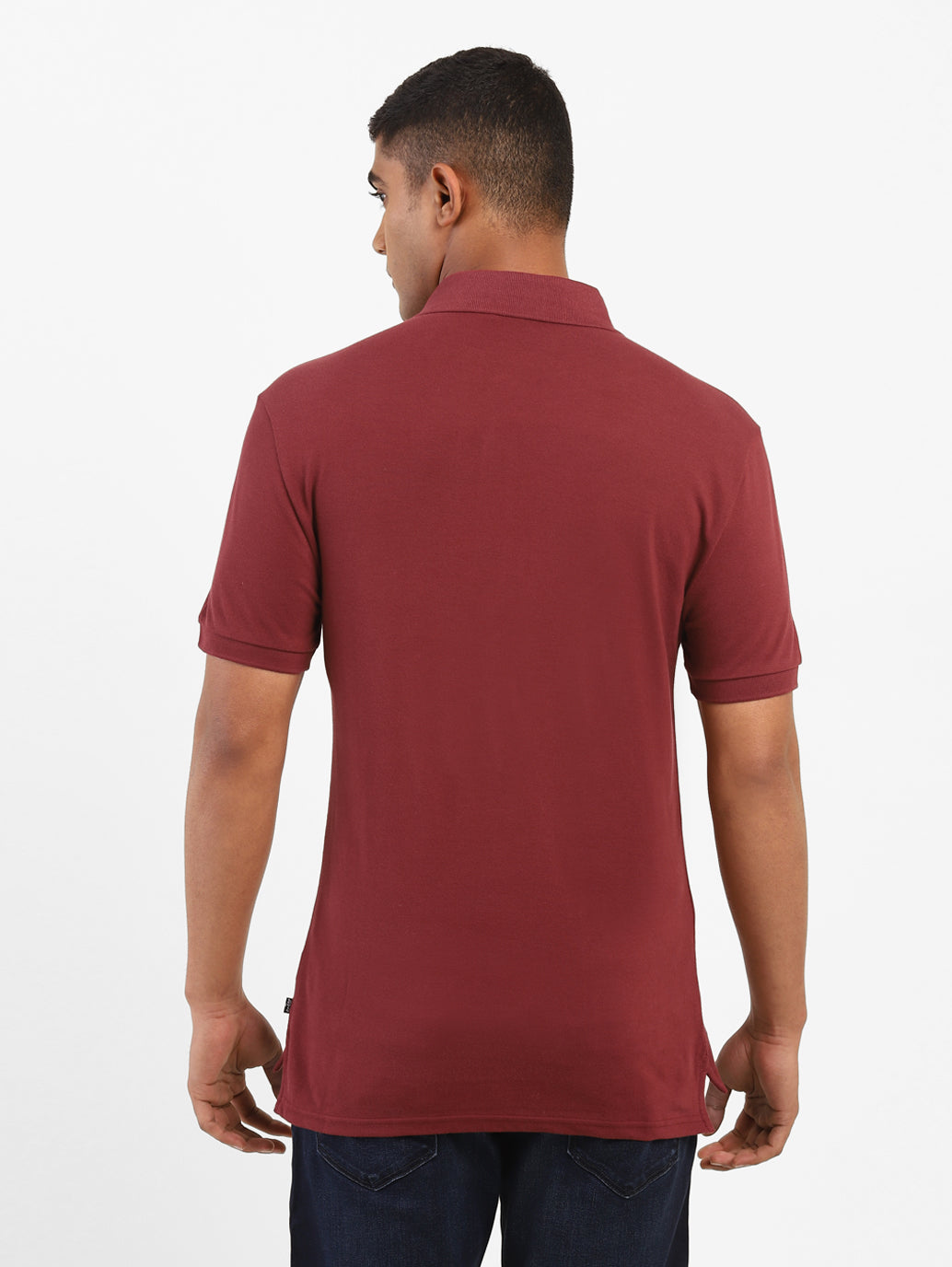 Men's Solid Polo T-shirt