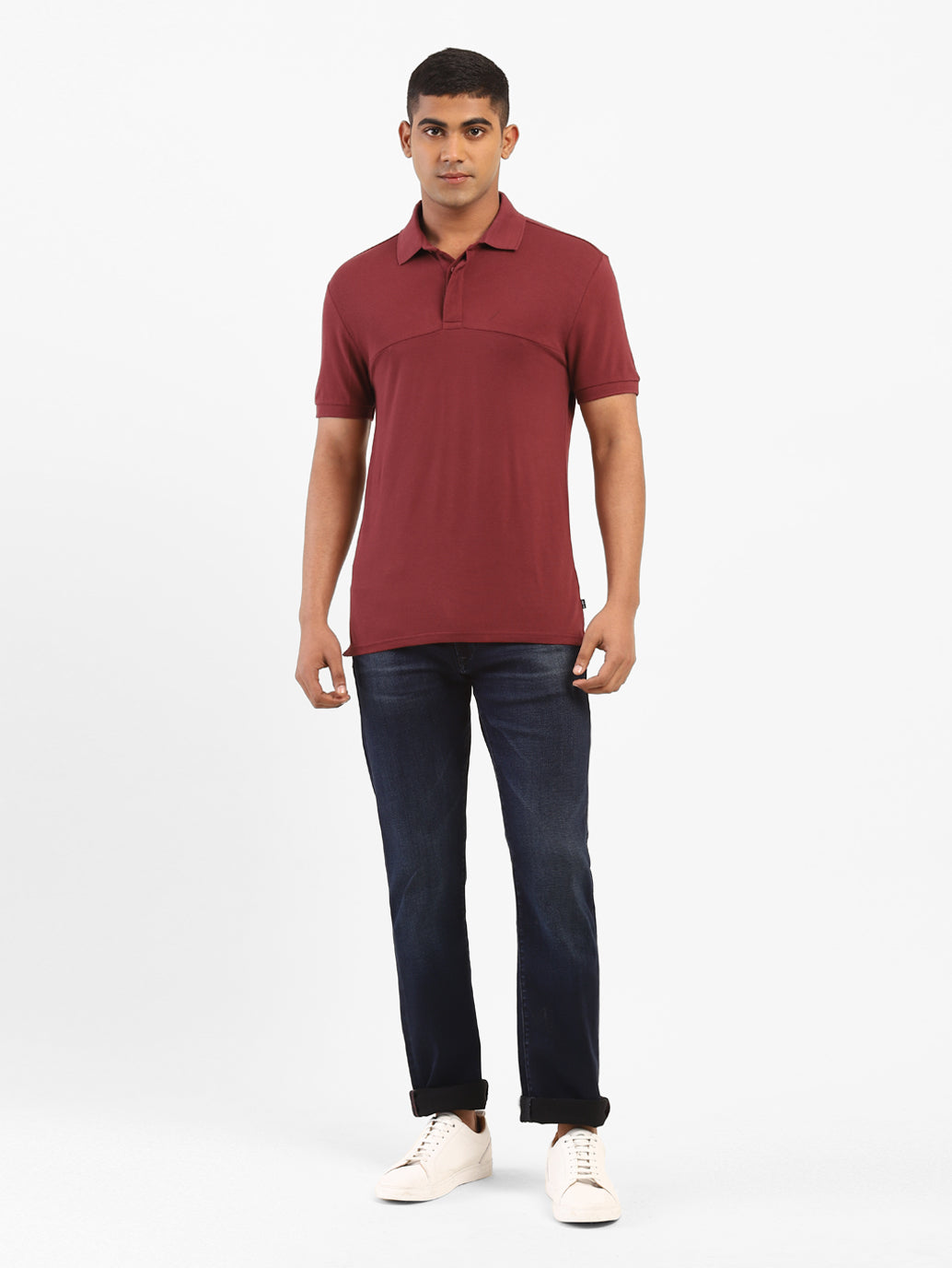 Men's Solid Polo T-shirt