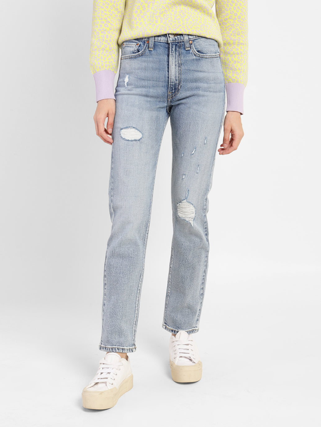 Women's High Rise 70's Slim Fit Jeans