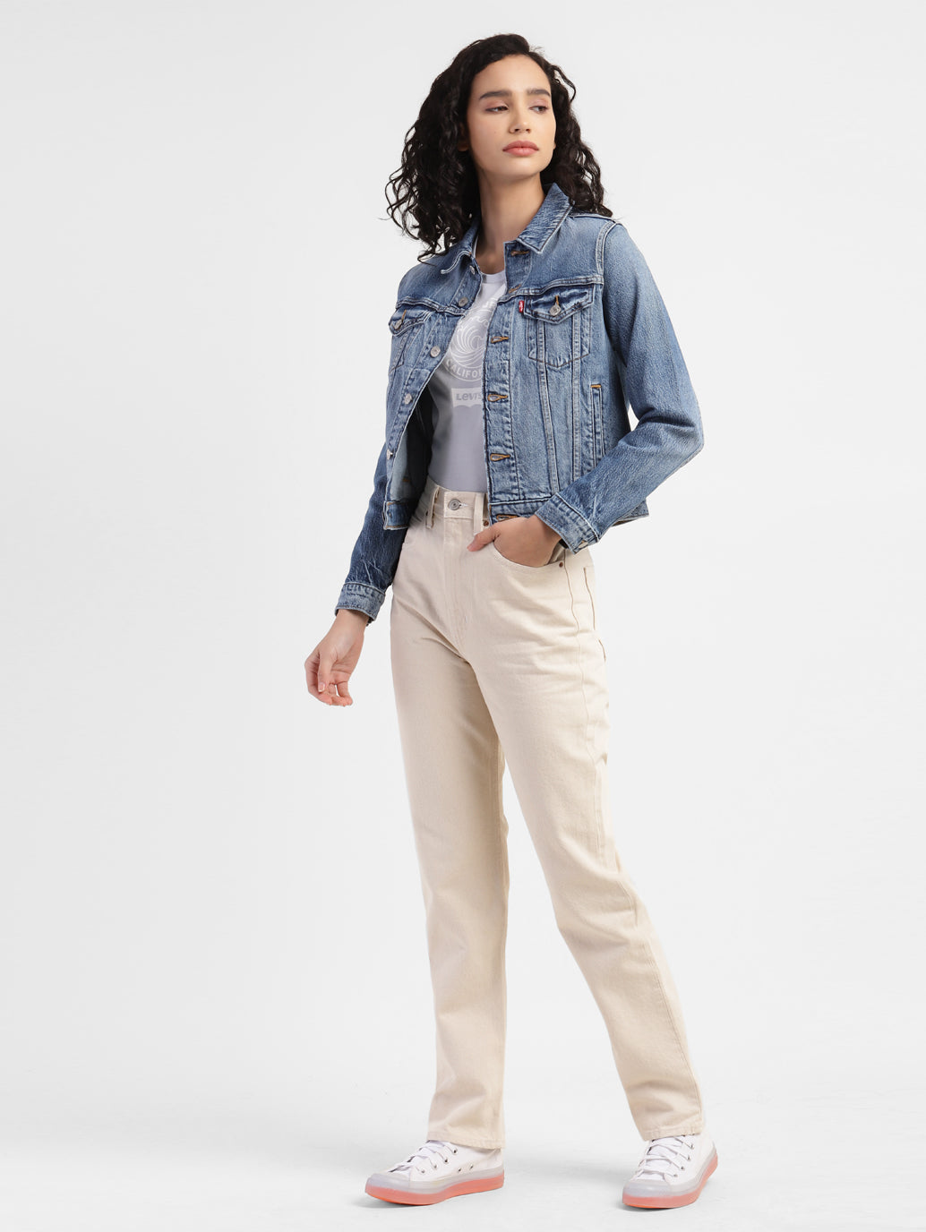 Women's High Rise 70's Regular Fit Jeans