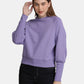 Women's Solid Round Neck Sweatshirt