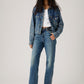 Women's 501'90s Dark Indigo Straight Fit Mid Rise Jeans - Styleshot View