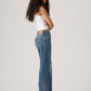 Women's 501'90s Dark Indigo Straight Fit Mid Rise Jeans - Side View