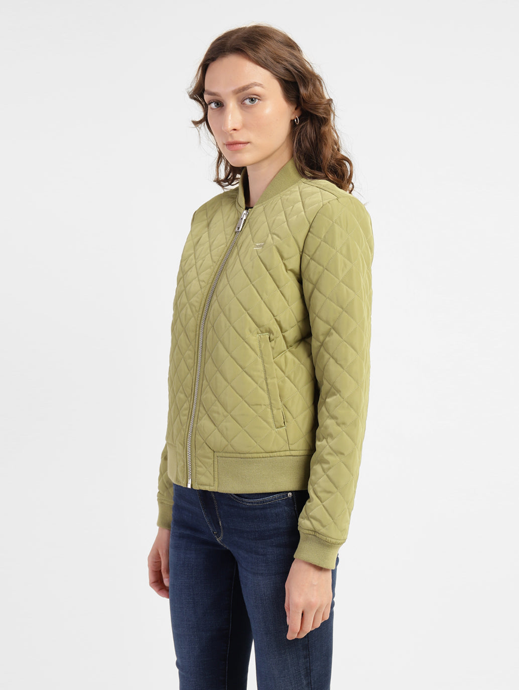 Women's Quilted Collar Neck Jackets