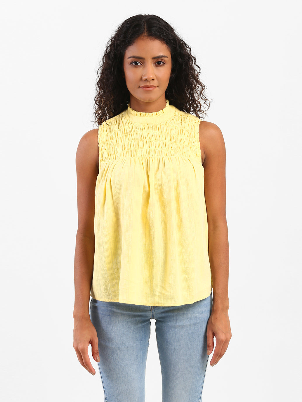 Women's Striped High Neck Top - dacf413a-b3da-48f5-a3f9-c1a7051fefeb View