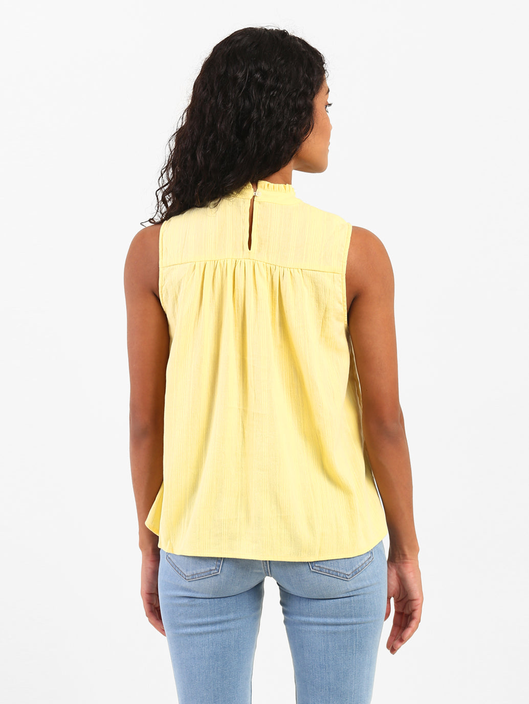 Women's Striped High Neck Top - 1fbb043b-531b-4653-9b34-129c88fcd2b4 View
