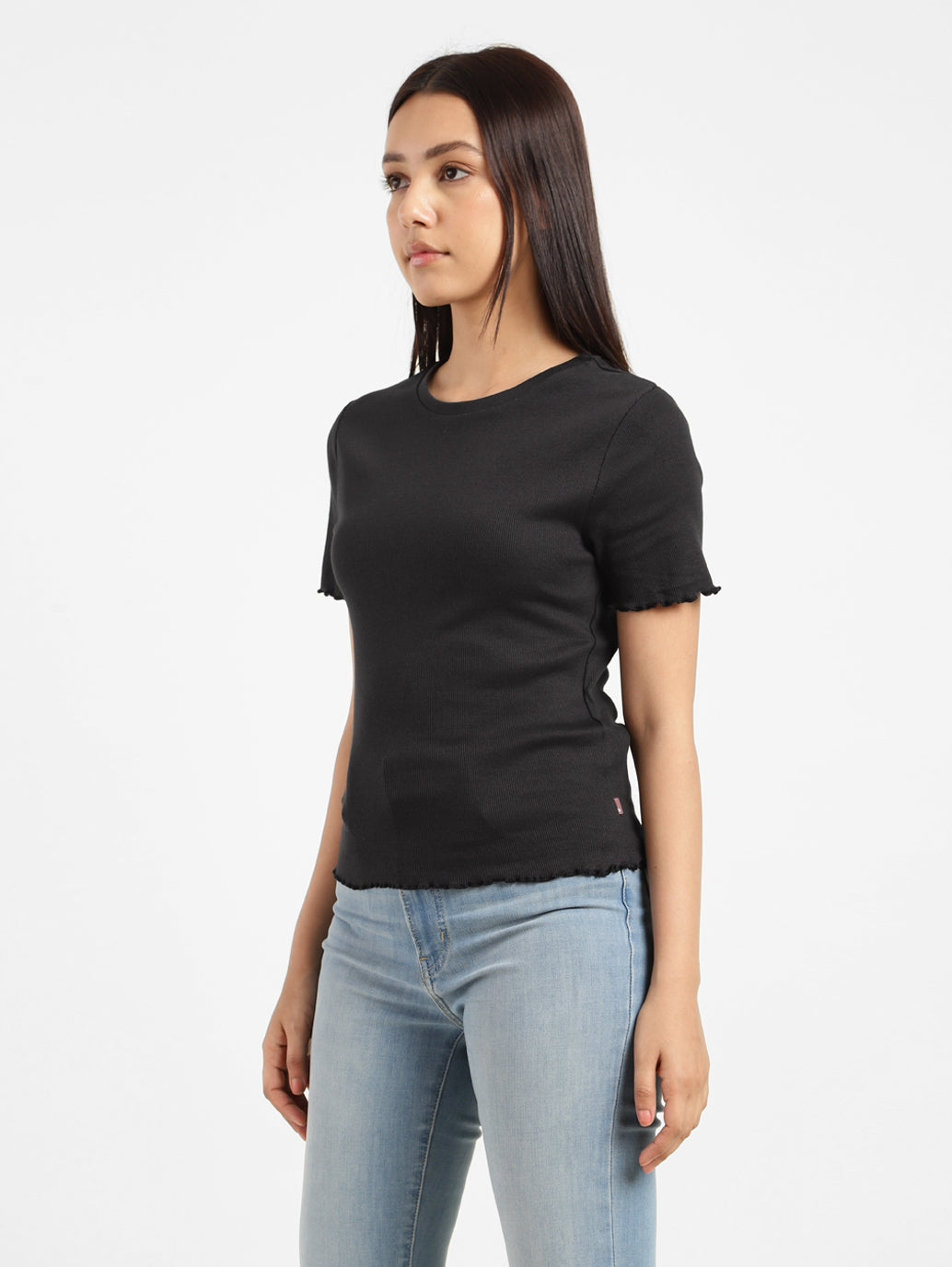 Women's Solid Regular Fit T-Shirt