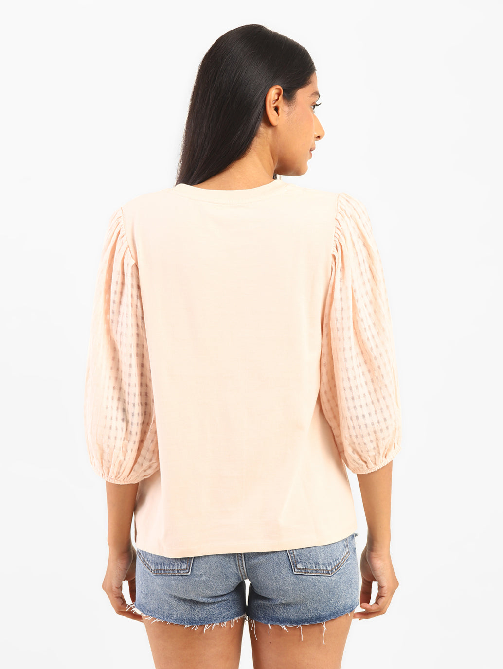 Women's Striped Round Neck Top