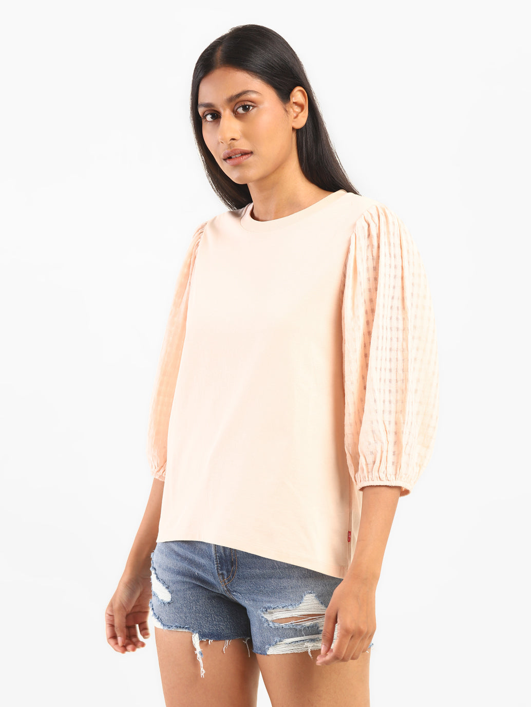 Women's Striped Round Neck Top