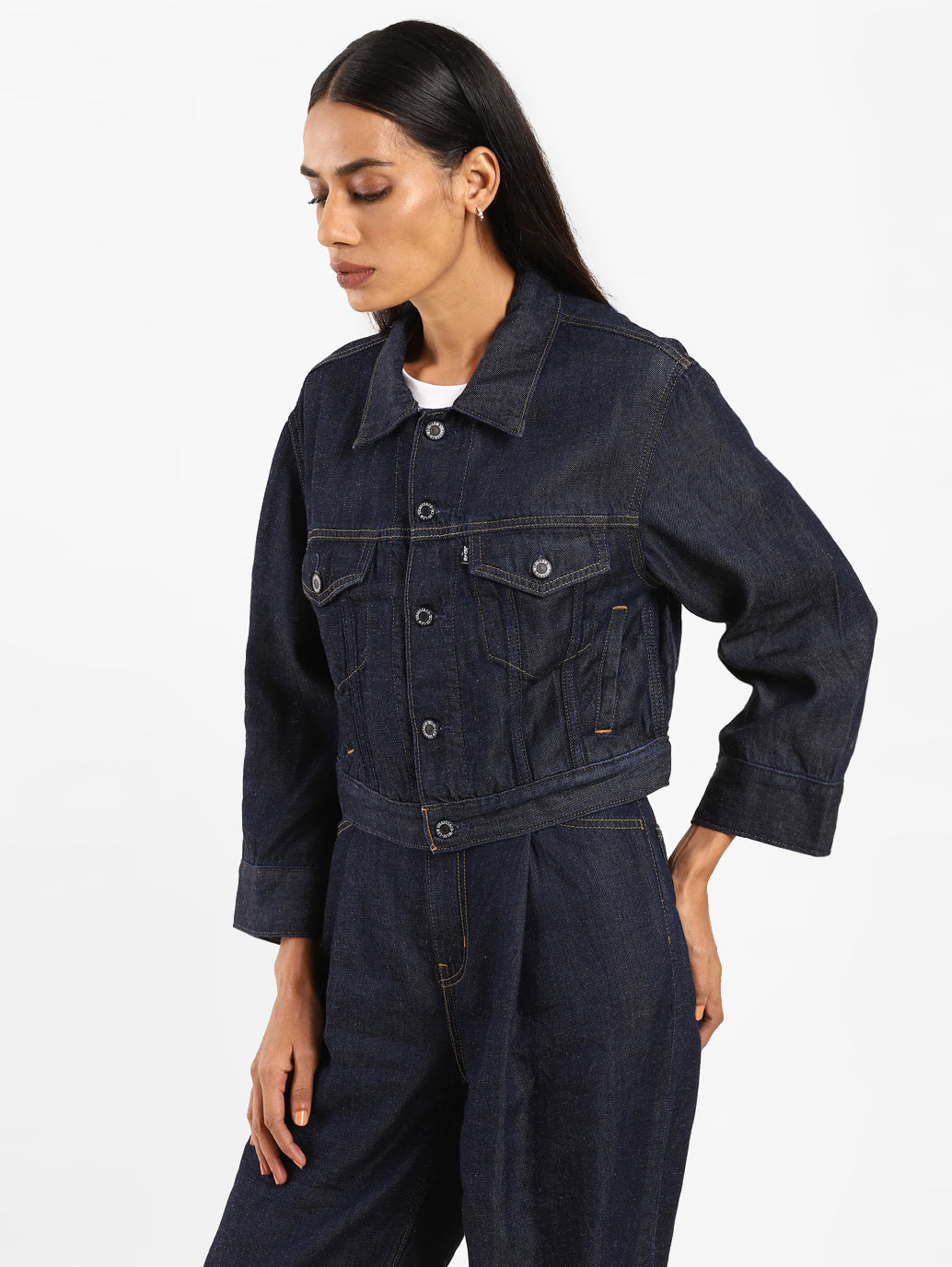 Levi's x Deepika Padukone Cropped Denim Jacket