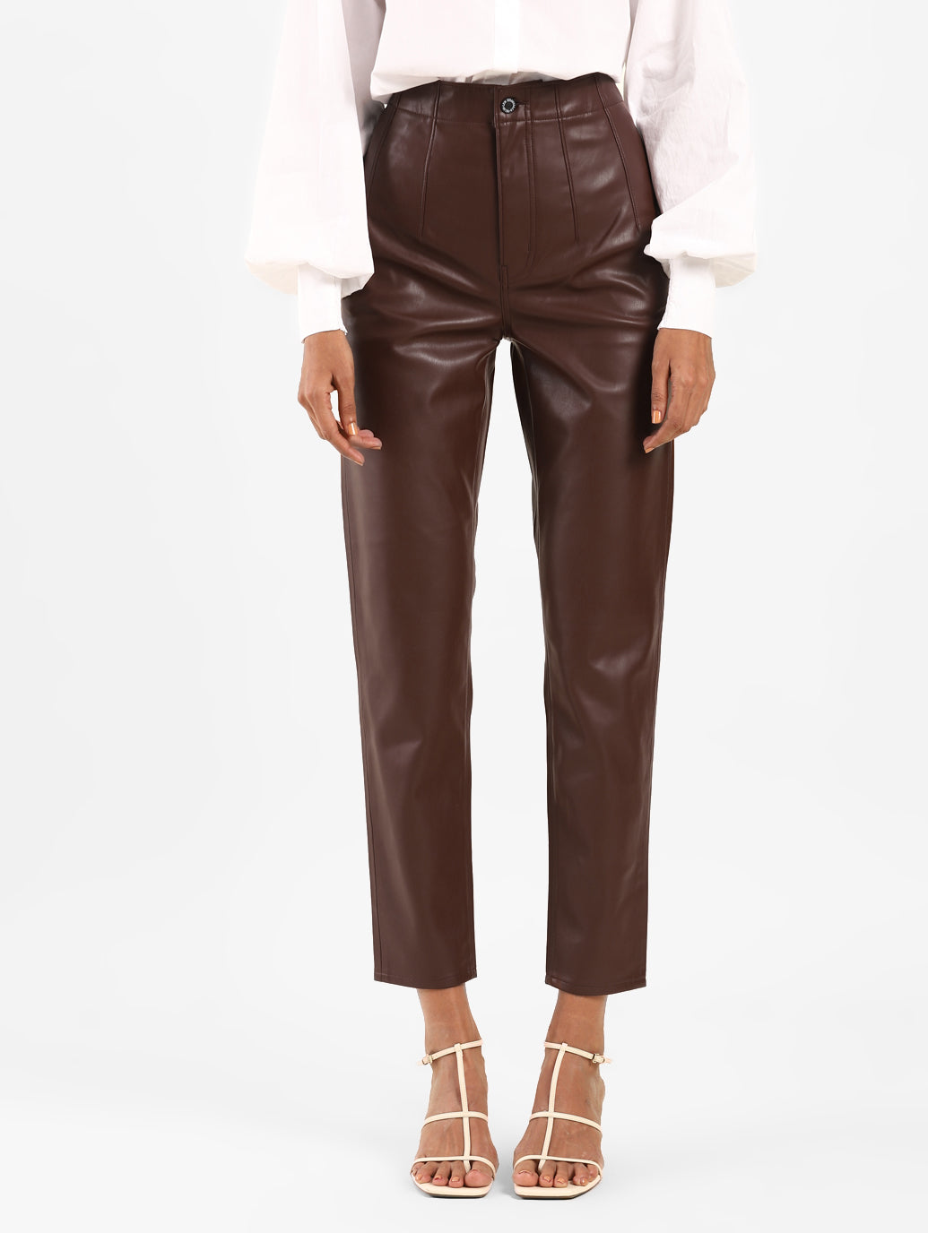 Levi's x Deepika Padukone Tapered Faux Leather Pants