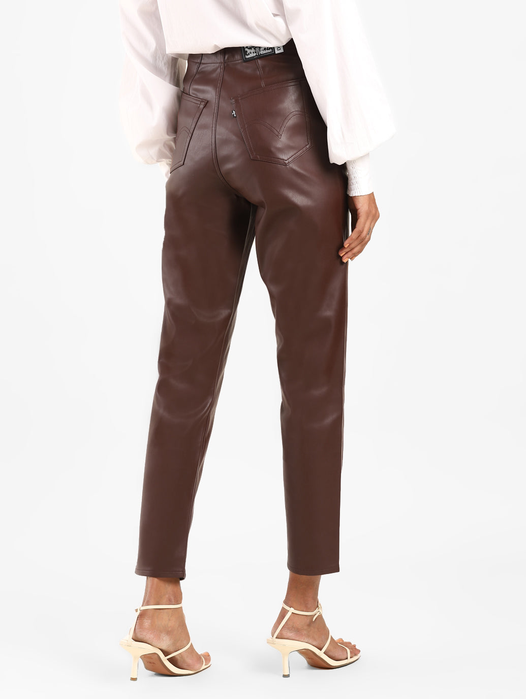 Levi's x Deepika Padukone Tapered Faux Leather Pants