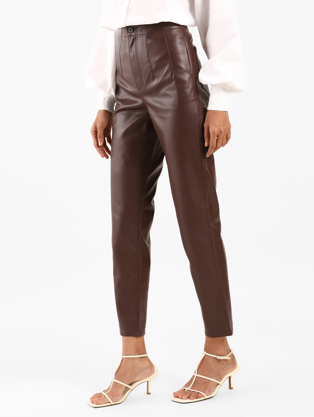 Levi's x Deepika Padukone Tapered Faux Leather Pants