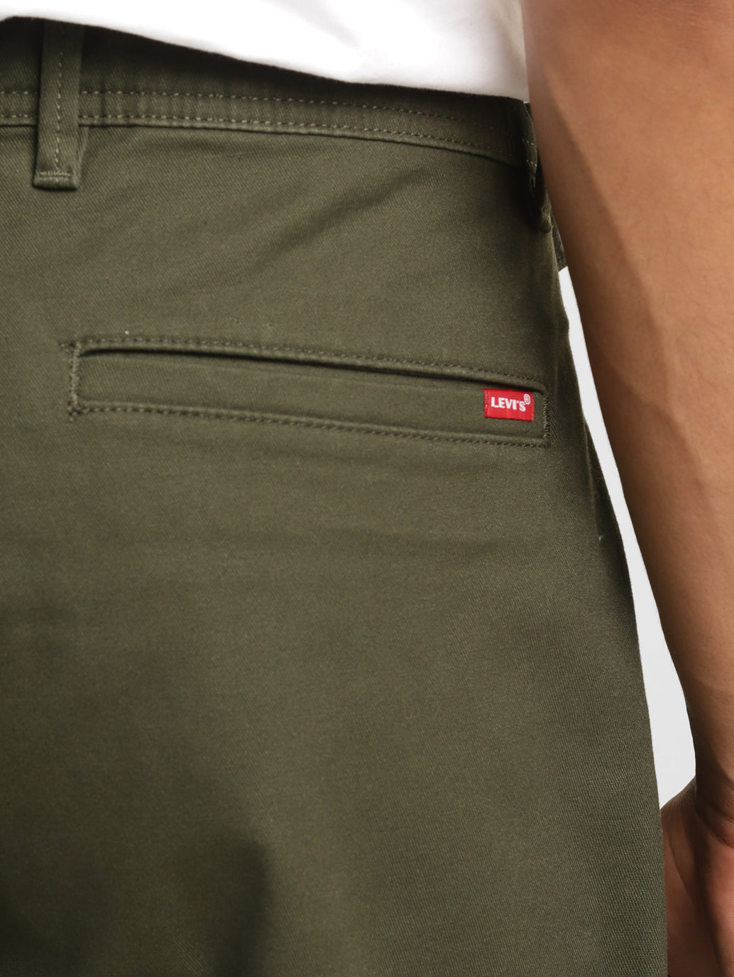 Men's Green Tapered Fit Shorts