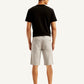 Men's Light Grey Regular Fit Shorts